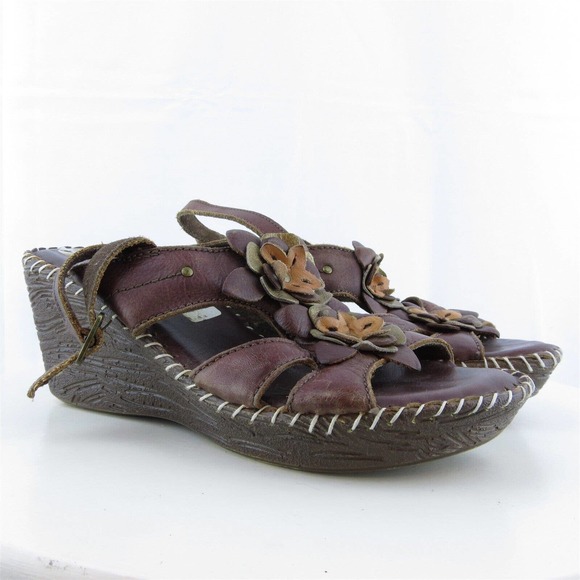 Heavenly Feet Women‎ Gladiator Shoes Brown Leather Buckle Size 8 Medium (B, M) - Picture 4 of 11